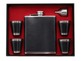 zestaw-xxl-piersiowka-stalowa-skora-czarna-duza-540-ml-4-x-kieliszek-lejek