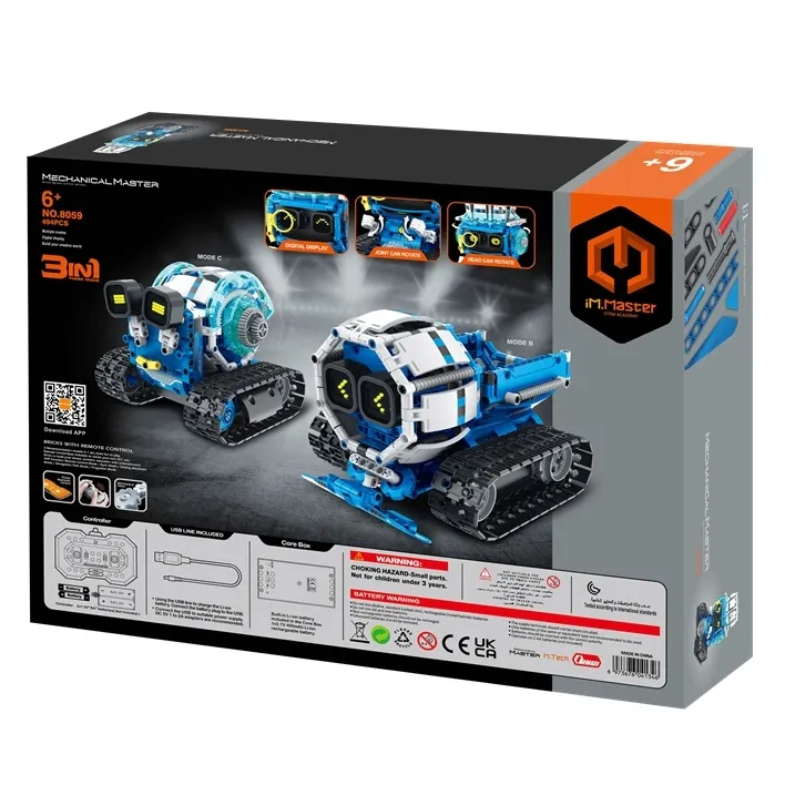 im-master-rc-inteligentny-robot-programujacy-3w1-494-elementy-8059-waga-z-opakowaniem-0-1-kg