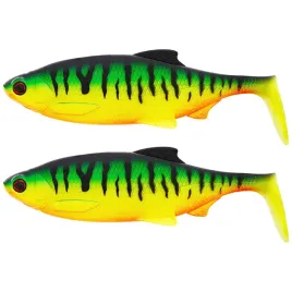 guma-westin-ricky-the-roach-14cm-firetiger-na-szczupaka-zestaw-przynet-2szt