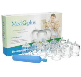 med-plus-bezogniowe-banki-lekarskie-12szt-pompka