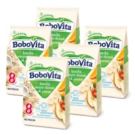 bobovita-kaszka-mleczno-zbozowa-4-owoce-po-8-miesiacu-zestaw-5x230g