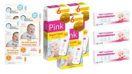 zestaw-testow-ciazowych-wczesna-ciaza-pink-diather-testeo-9-opakowan