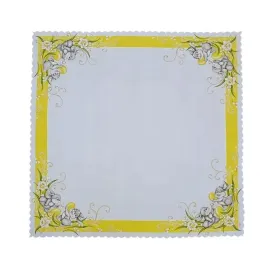 serwetka-wielkanoc-90x90cm-biala-zolta-zajaczki