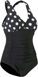 kostium-kapielowy-damski-w-kropki-wysoki-stan-rozmiar-l