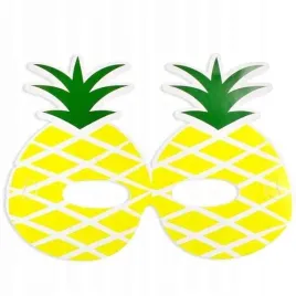 maska-na-twarz-papierowa-okulary-hawajskie-party-ananas-tropikalne-6szt