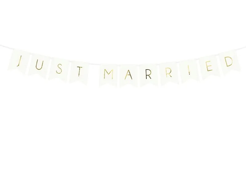 baner-just-married-bialy-15-x-155-cm
