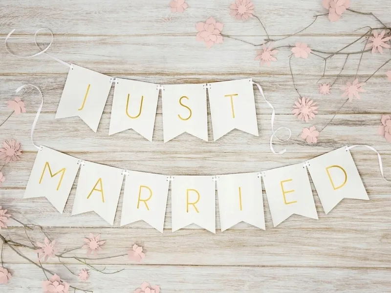 baner-just-married-bialy-15-x-155-cm
