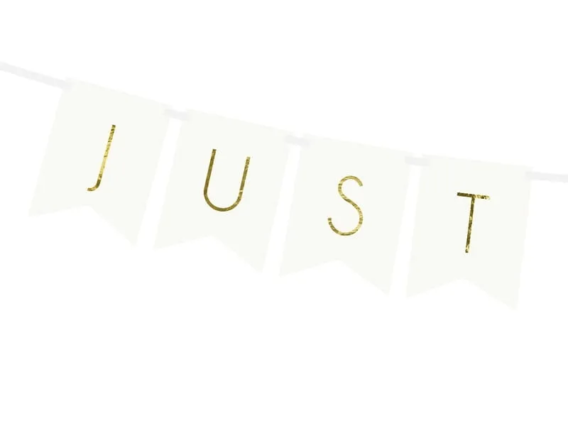 baner-just-married-bialy-15-x-155-cm-stan-nowy