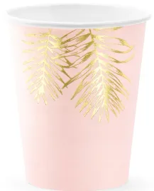 kubeczki-kubki-papierowe-urodzinowe-rozowe-w-zlote-liscie-6szt