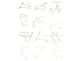 tatuaze-zmywalne-znaki-zodiaku-wieczor-panienski-zlote-12-sztuk