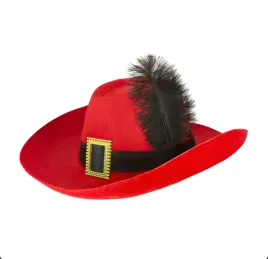 kapelusz-muszkietera-czerwony-kawalerski