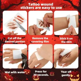 przebranie-meskie-na-halloween-zombie-rzeznik-zestaw-stroj-kostium-tatuaze