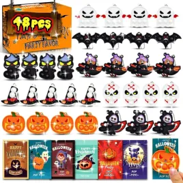 zestaw-breloczkow-halloween-46-sztuk-breloczki-6-rodzajow-breloki-pop-it