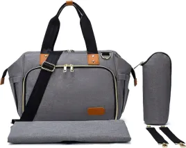 axcone-torba-na-wozek-mata-do-przewijania-3w1-wodoodporna-organizer-szara