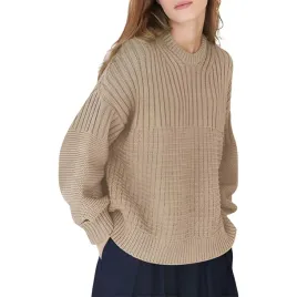 damski-sweter-oversize-bufiaste-rekawy-vintage-stylowy-bezowy-xl