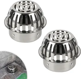 oslony-przeciwlistne-stal-nierdzewna-100-mm-do-rur-spustowych-2-sztuki