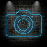 neon-led-dekoracja-scienna-aparat-50x38-plexi-stan-nowy
