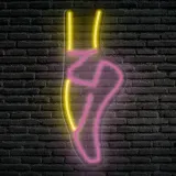 neon-led-dekoracja-scienna-taniec-25x60-plexi-stan-nowy