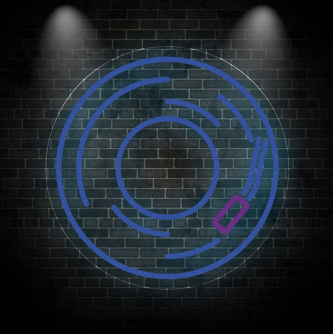 neon-led-dekoracja-scienna-vinyl-50x50-plexi-stan-nowy