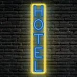 neon-led-dekoracja-scienna-hotel-14x60-plexi-stan-nowy