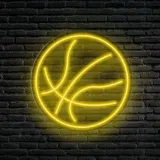 neon-led-dekoracja-scienna-pilka-55x55-plexi-stan-nowy