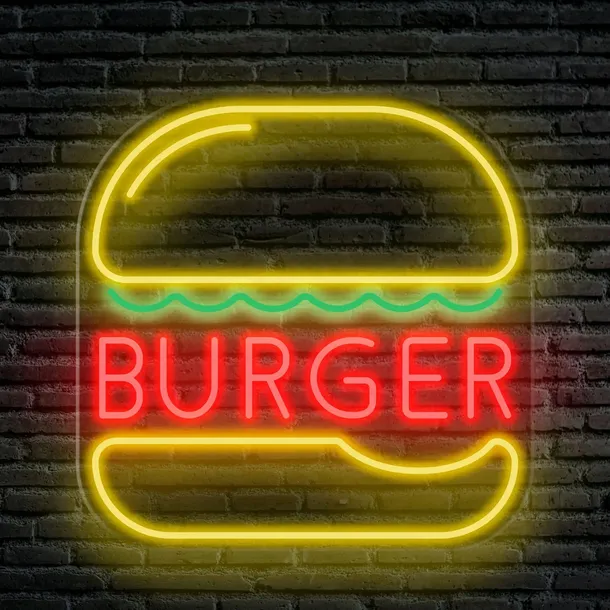 neon-led-dekoracja-scienna-burger-60x60-plexi-stan-nowy
