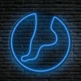 neon-led-dekoracja-scienna-podologia-55x55-plexi-stan-nowy