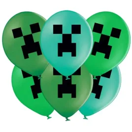 balony-lateksowe-piksel-creeper-congee-14-50-szt