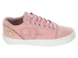 soccx-niemieckie-trampki-damskie-rozowe-materialowe-lekkie-36