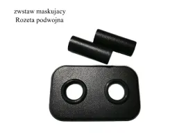rozeta-podwojna-tuleje-zestaw-maskujacy-czarny