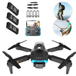dron-skladany-czarny-z-kamera-hd-1080p-plastikowy-z-2-bateriami-1800-mah