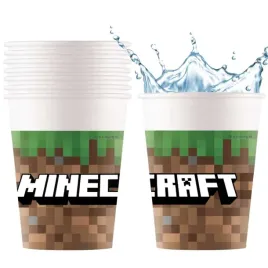 kubeczki-papierowe-minecraft-procos-200-ml-8-szt