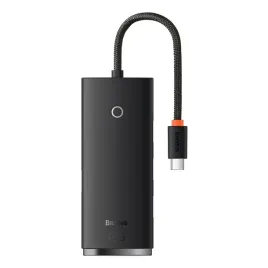 lite-series-przejsciowka-hub-usb-c-4x-usb-3-0-25cm-czarny