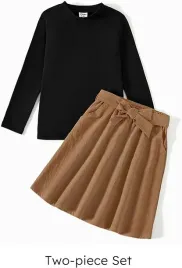 spodnica-i-bluzka-patpat-family-look-premium-mama-khaki-elegancja