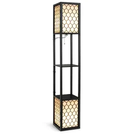 costway-lampa-podlogowa-drewniana-z-polkami-156cm-na-zarowke-e27