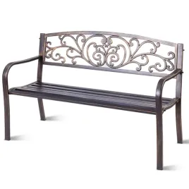 lawka-ogrodowa-costway-metalowa-szara-3-osobowa-126x60-cm