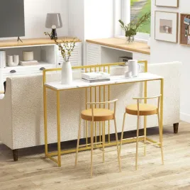 konsola-costway-bialy-matowe-120-x-89-x-32cm