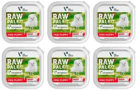 vetexpert-raw-paleo-pate-mini-puppy-beef-6-x-150-g