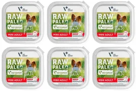 vetexpert-raw-paleo-pate-mini-adult-beef-6-x-150-g