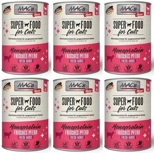 MAC's Cat Monoprotein Konina 6 x 400 g