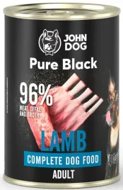 john-dog-pure-black-adult-lamb-400-g