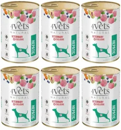 4vets-natural-dog-hepatic-6-puszek-400-g