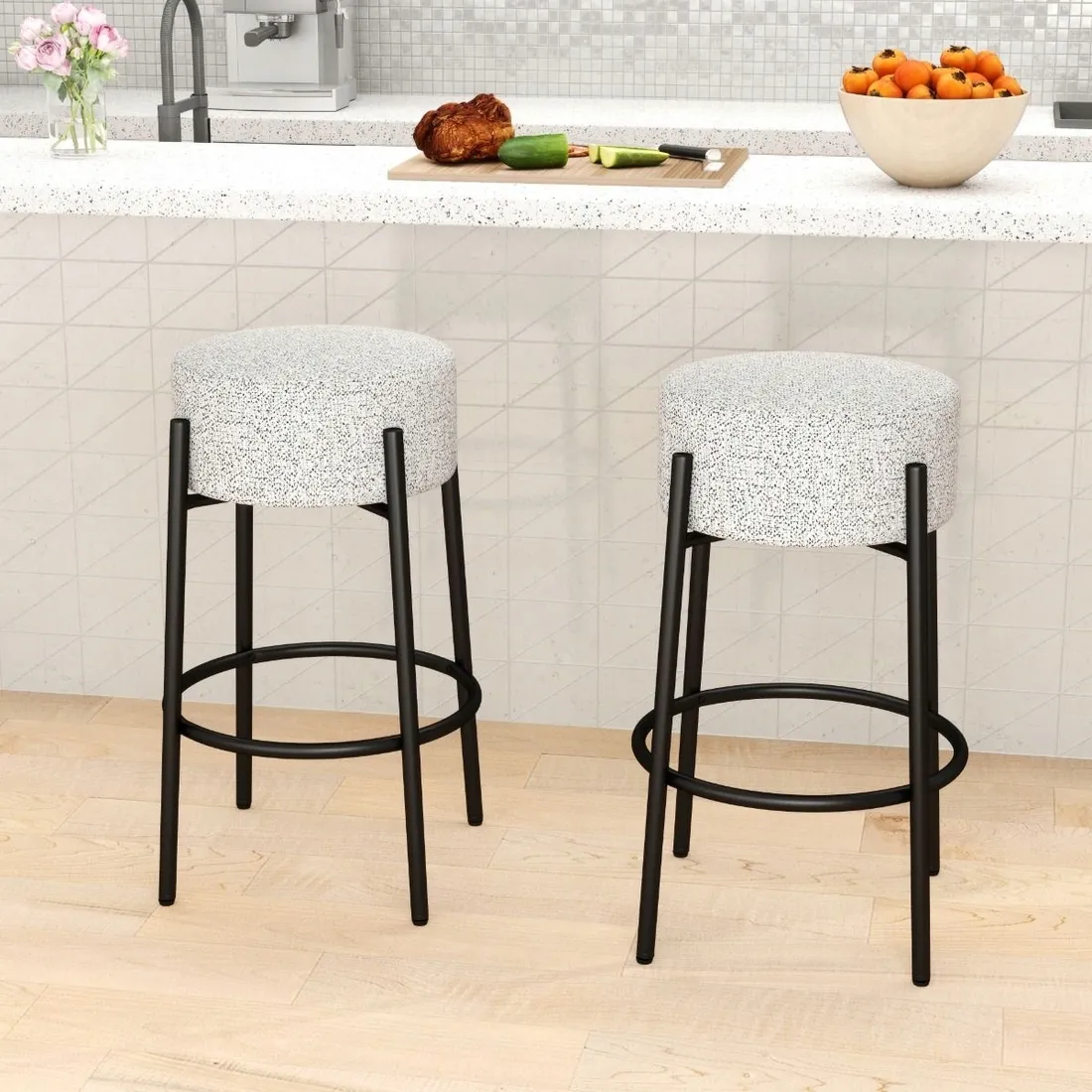 taboret-costway-szary-68-cm