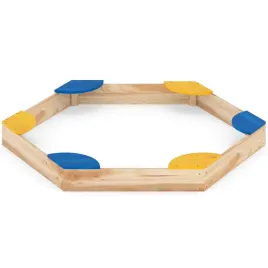 szesciokatna-drewniana-otwarta-piaskownica-140-x-122-x-14-cm