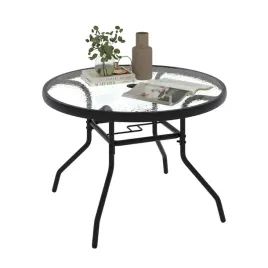 stol-costway-metal-okragly-70-x-70-x-455-cm
