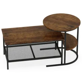 stolik-kawowy-costway-106-x-52-x-56cm-czarny-odcienie-brazu