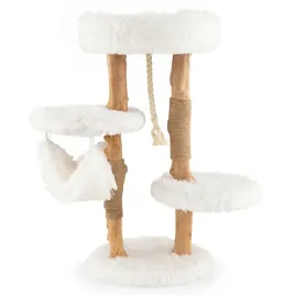 legowisko-slupek-do-drapania-costway-61-100-cm