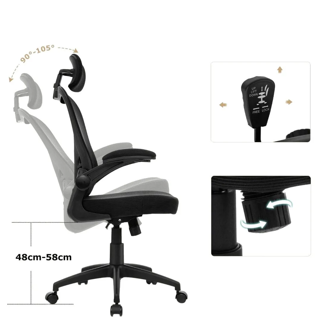 fotel-obrotowy-czarny-marka-costway