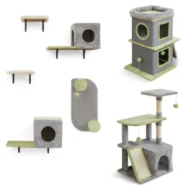 zestaw-centrum-aktywnosci-kota-z-domkami-polkami-i-drapakami