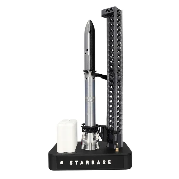 Model rakiety spaceX StarShip NikolaToy, nawilżacz, model 3D, LED, prezent